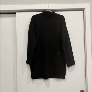Forever 21 Black Turtleneck Sweater Dress